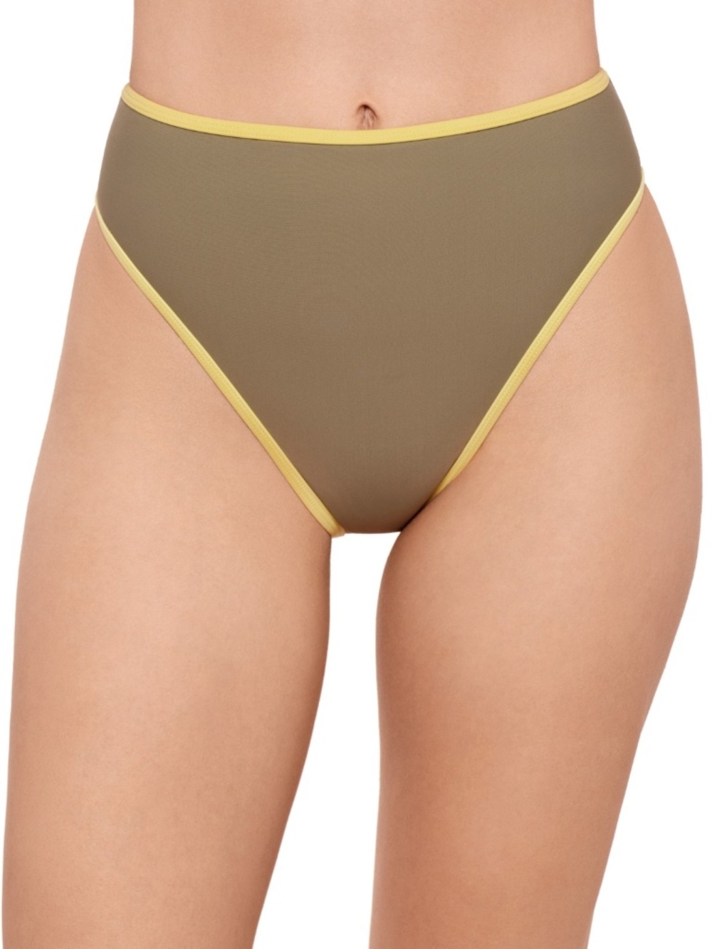 Salt + Cove Juniors' High-Waist Bikini Bottoms,Sage Green